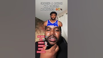 GRADING A RANDOM NBA PLAYER ATTRIBUTES 🏀😩🏆  | DID I GET IT CORRECT ? #shorts