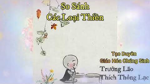 So sánh các loại thiền định