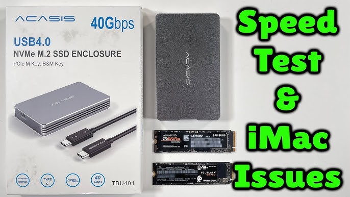 Hagibis Usb 4.0 40gbps M.2 Nvme Ssd Enclosure Compatible With