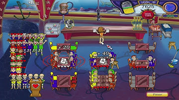 Diner Dash 3: Flo on the Go Walkthrough - Level #30 - Submarine - Beginning of Ascent