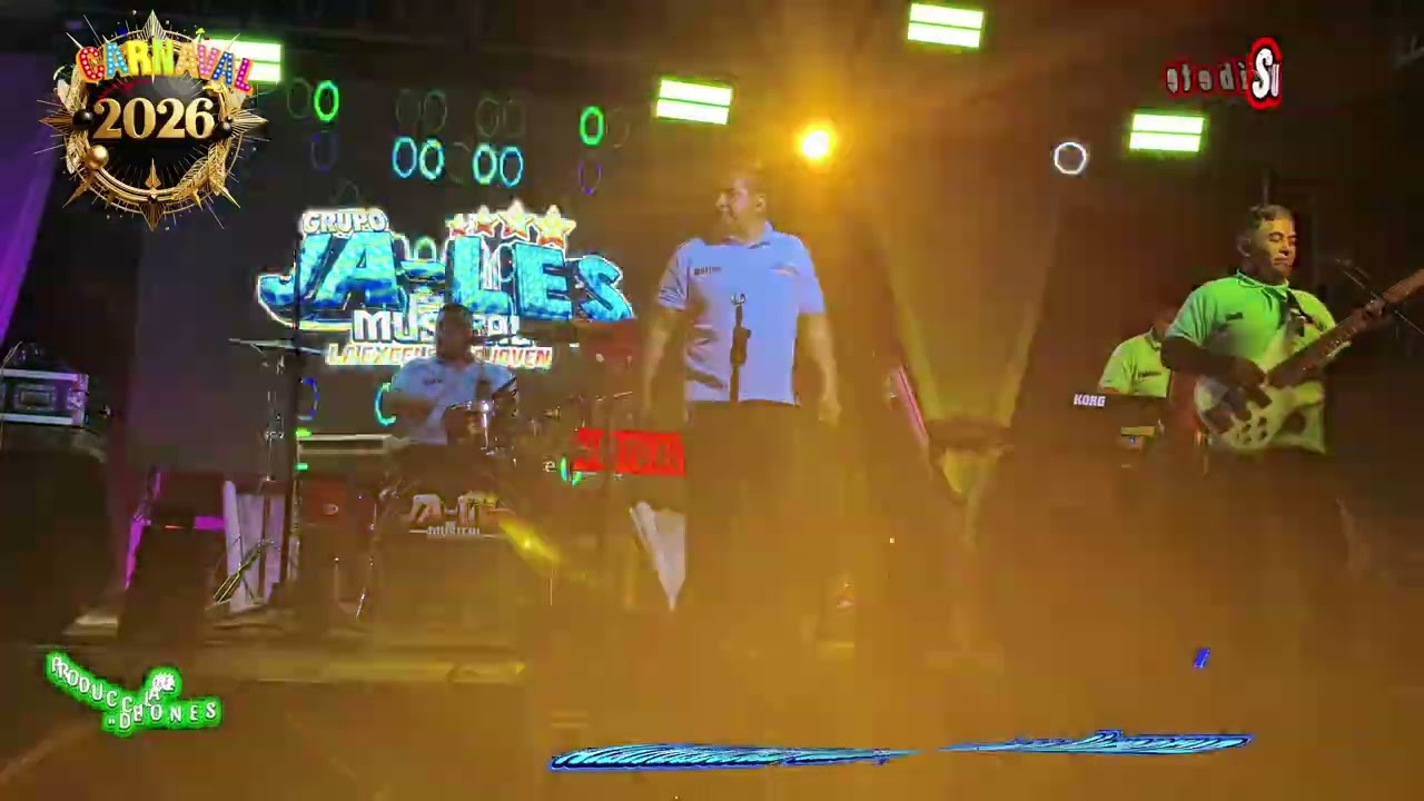 GRUPO MUSICAL JA-LES LA EXCENCIA JOVEN festejando en Cierre de Carnaval en Alahualltitltla 2026.