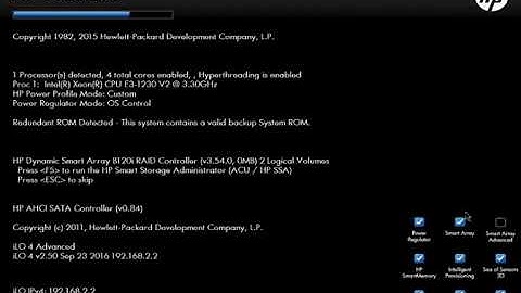 MicroServer Gen8 Boot
