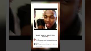 Young Kendrick back in High School 😭#rap #hiphop #kendricklamar #short