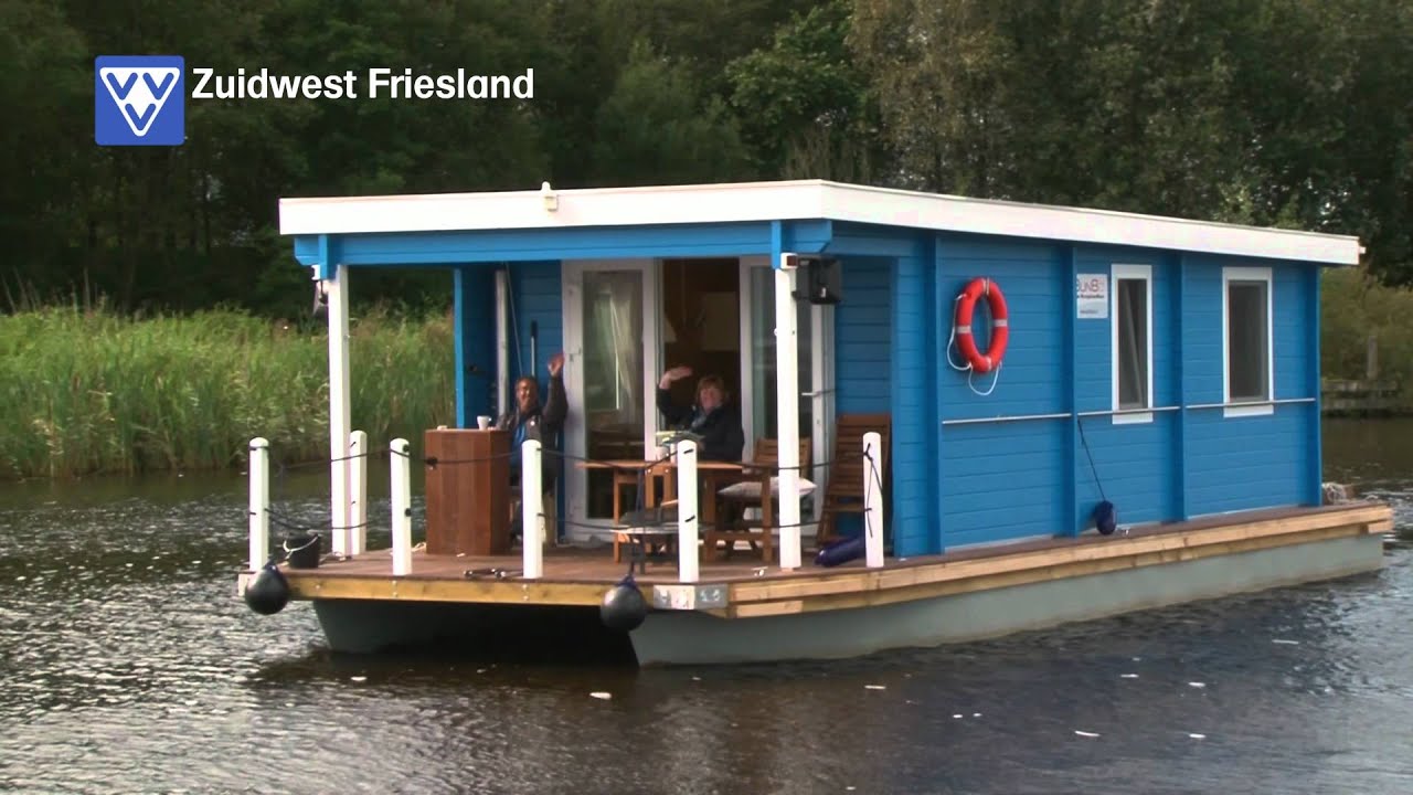 Bungalow Boot Bunbo Friesland Yachtcharter De Drait Drachten Nl Youtube
