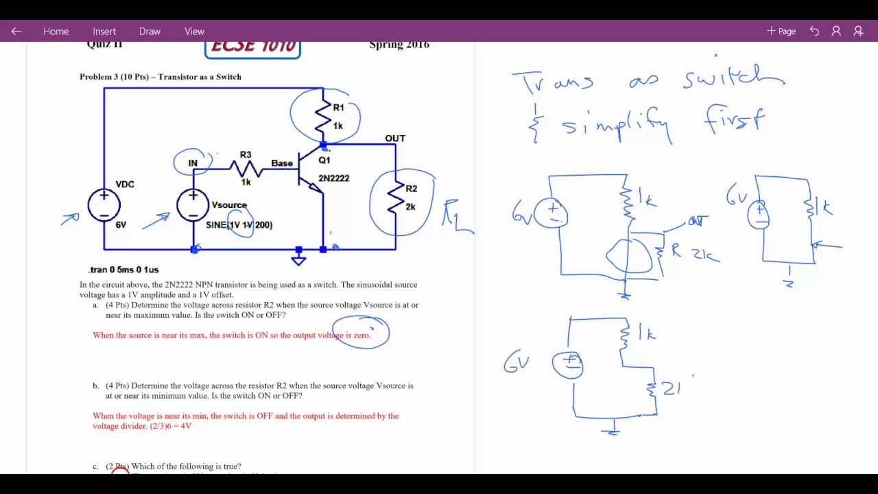 Quiz2 S16 PartB Problem 3 - YouTube