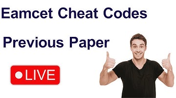 eamcet cheatcodes applied previous paper 🔴 live #eamcetcheatcodes #cheatcodes