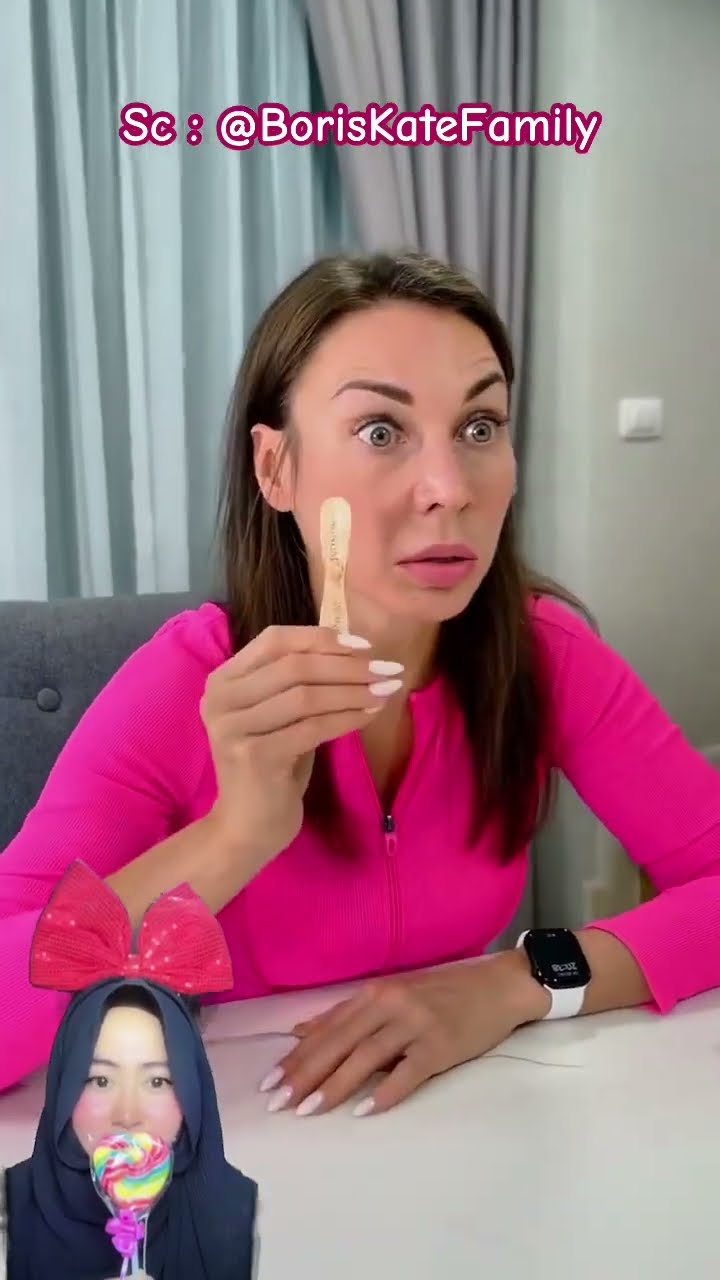 ESKRIM MAMA DI MAKAN PAPA ⁉️ sisa stik nya doang ? @BorisKateFamily #shorts #funny #dubbing