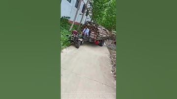 Tractor timber transport U-turn technology demonstration