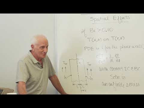 Heat Transfer (14): Transient heat conduction, approx. solution model (spatial effects) and examples