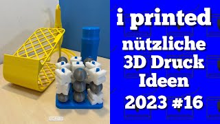 I printed - nützliche 3D Druck Ideen 💡 zum selber Drucken [2023] #16 | 3D Drucker - Druckvorschläge