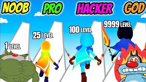 Noob vs Pro vs Hacker - Asmr hit run ! | Oggy and Jack Playing Asmr Games !