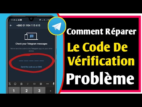 Comment résoudre le problème du code de vérification des télégrammes || Telegram Code Problem