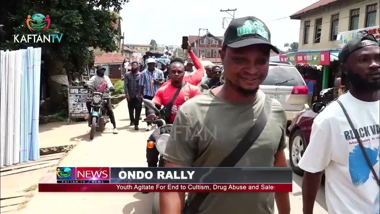 NEWS:  Youth Agitate For  End To Cultism, Drug Abuse And Sales