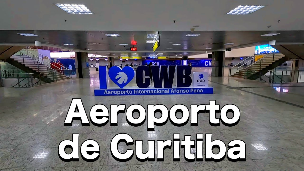 Como é o AEROPORTO DE CURITIBA AFONSO PENA - CWB