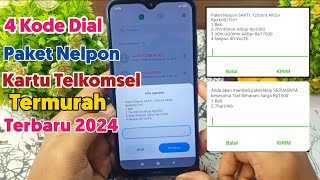 4 Kode dial Paket Nelpon Termurah Kartu Telkomsel 2024