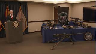 HSTF Press Conf. w/ U.S. Atty Office Dist. of AZ, ATF PHX Field Division, HSI and USBP