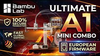 Bambu Lab A1 Mini Combo EU: Compact 3D Printer with Multi-Colour Magic!
