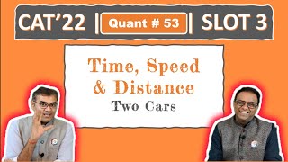 Quant Cat 2022 Solution Slot 3 Two Cars (Time, Speed & Distance) Resimi