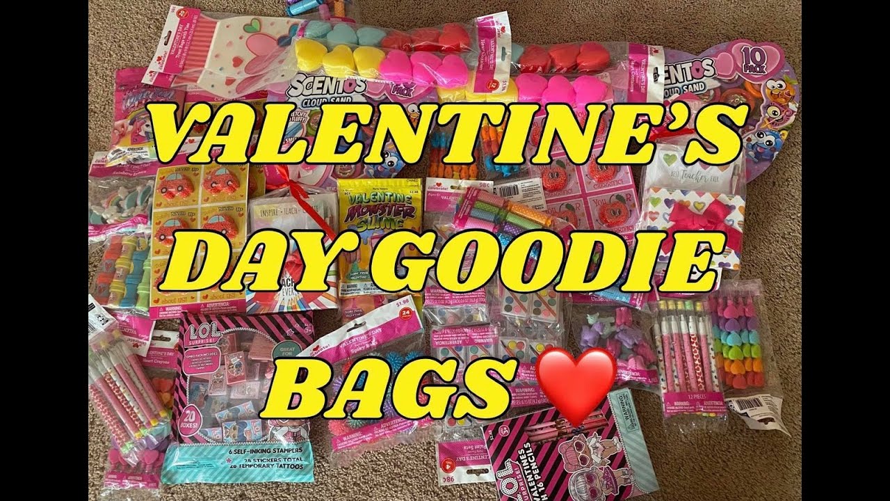 VALENTINE'S DAY GOODIE BAGS FOR CLASSMATES AND TEACHER YouTube