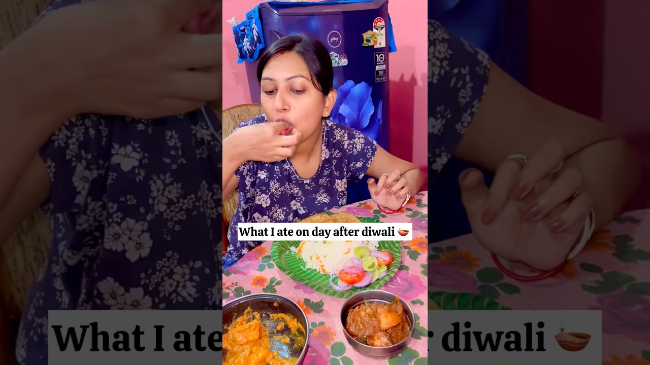 What I ate on day after diwali 🪔 🎆 