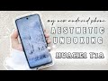 ❄️ unboxing huawei y7a blush gold - aesthetic unboxing and review android phone