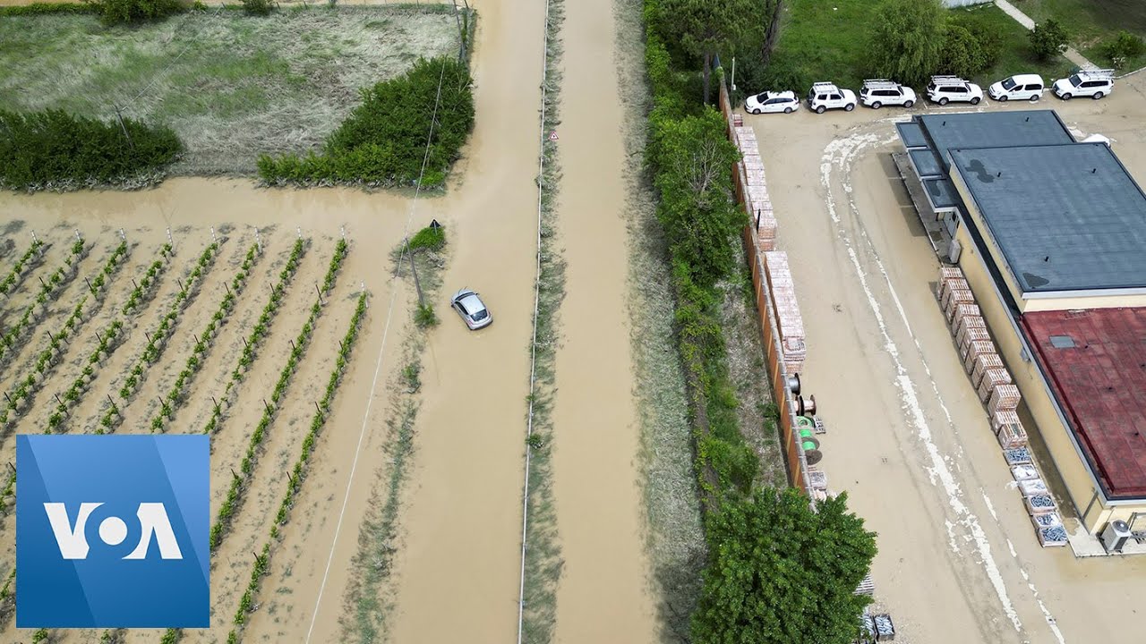 Drone Shows Aftermath of Italy Floods | VOA News - YouTube