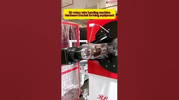 3D rotary wire bending machine Hardware bracket forming equipment#3dwirebendingmachine#wireforming