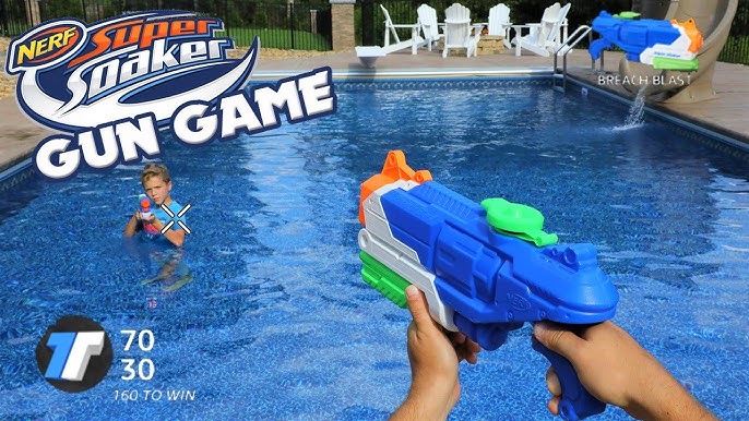 Lançador De Água Nerf Super Soaker Twin Tide Hasbro - E0024