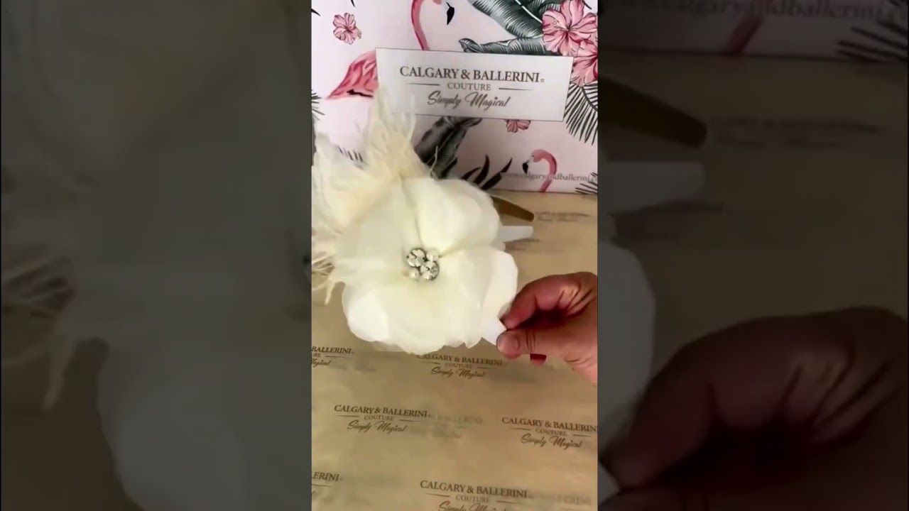 Custom bridal flower girl head pieces 