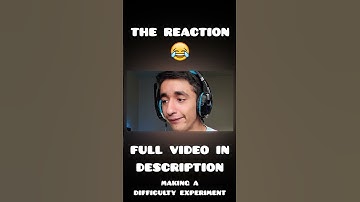 Goofy Reaction Making A Difficulty Experiment😂