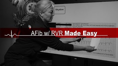 What is the difference between afib and afib with rvr