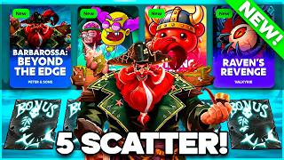 I GOT A 5 SCATTER BONUS TESTING NEW SLOTS!! Update
