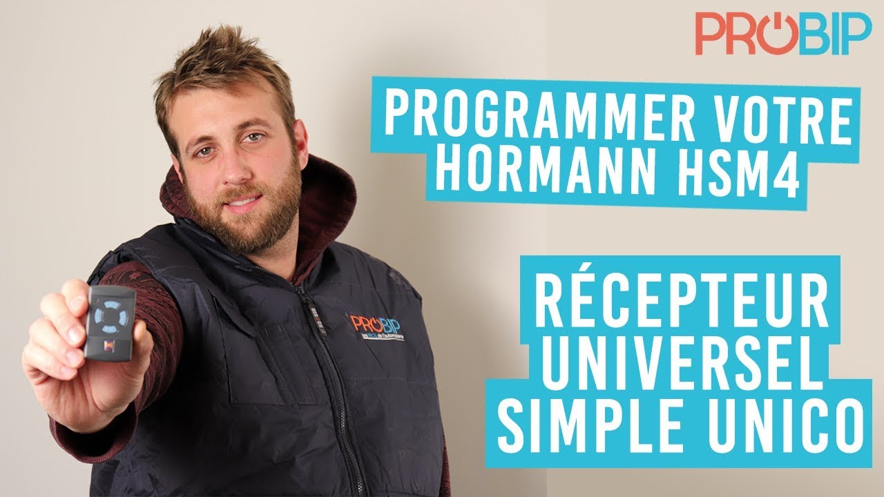 Comment programmer votre HORMANN HSM4 sur un récepteur — free download