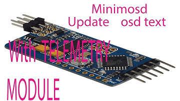 Minim osd update lcd with telemetry module