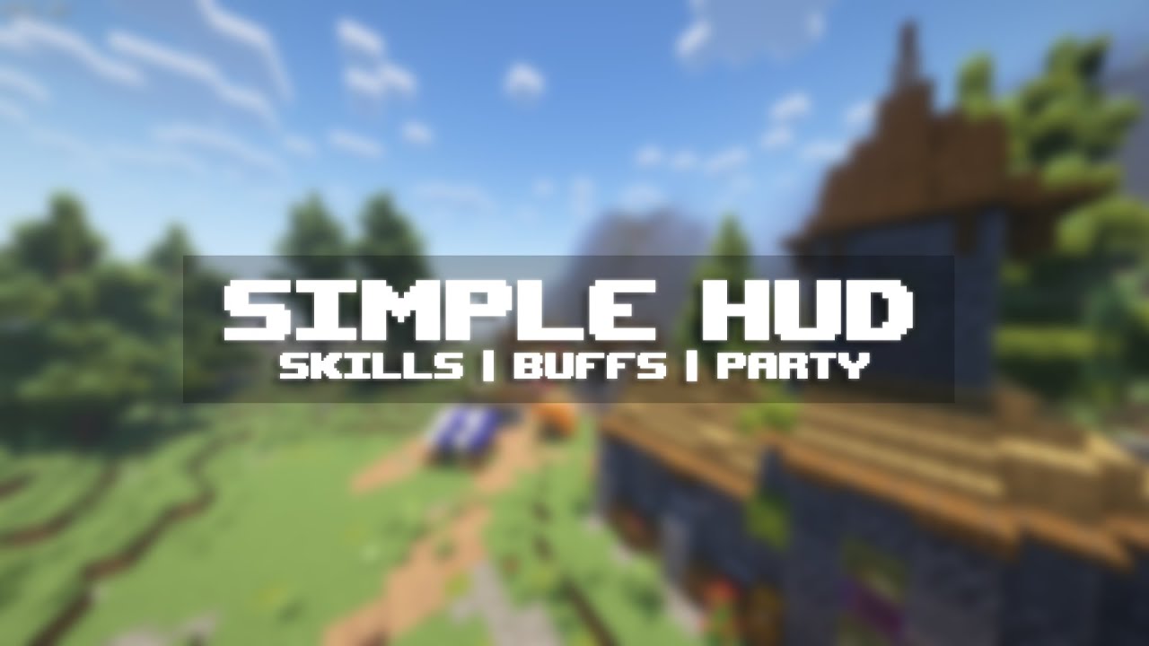 SimpleHUD - All in one Minecraft MMORPG HUD v1.0 - YouTube
