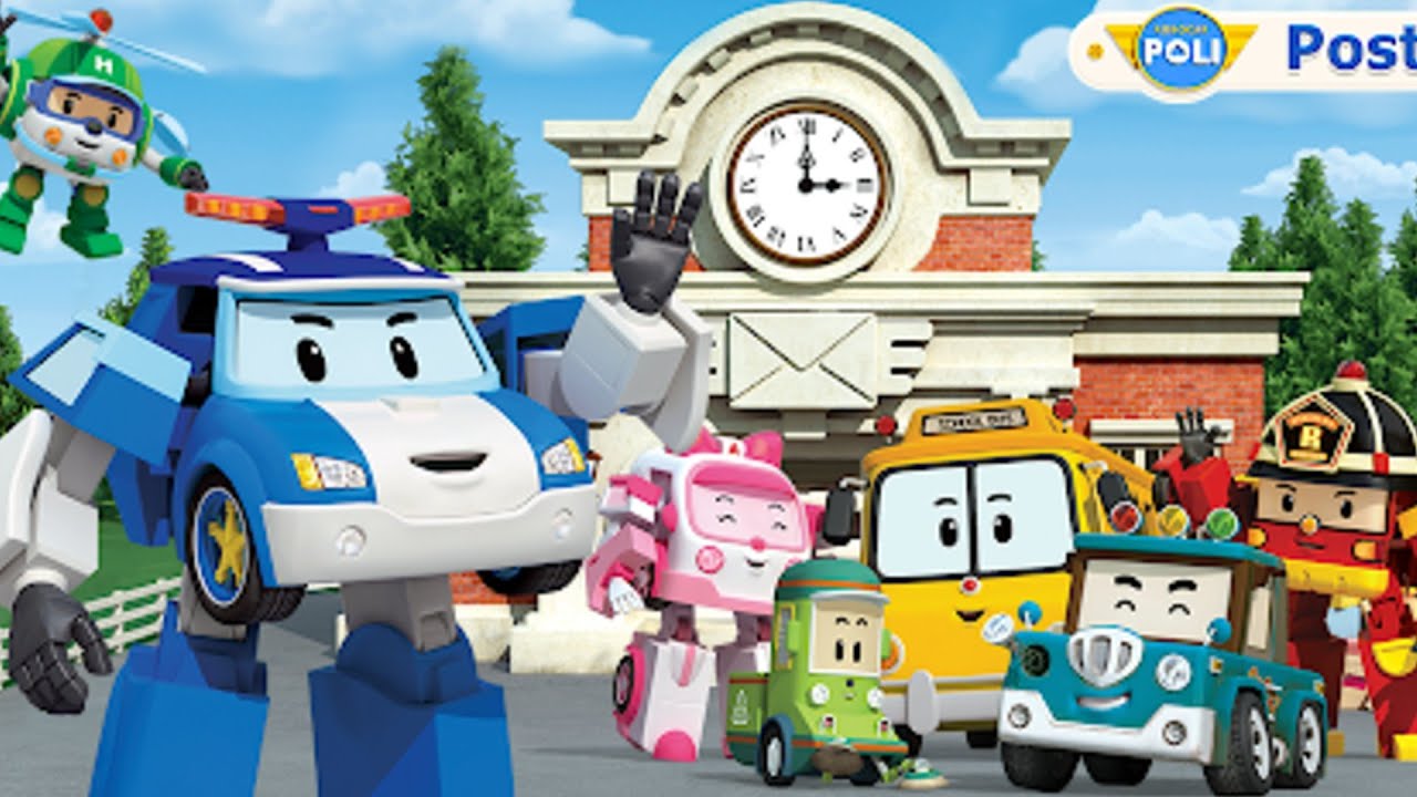 ROBOCAR POLİ OYUNU OYNA TAMİR OYUNU Rescue team فريق الإنقاذ بولي ...