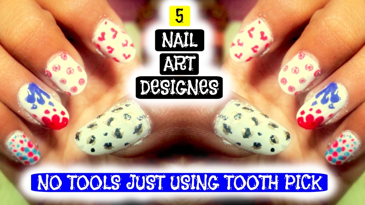 9. Toothpick Nail Art Designs for Kids - wide 6