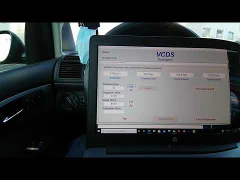 Настройка оборотов холостого хода с помощью VCDS / Вася Диагност на VW Touran 2.0 TDI 2005 года