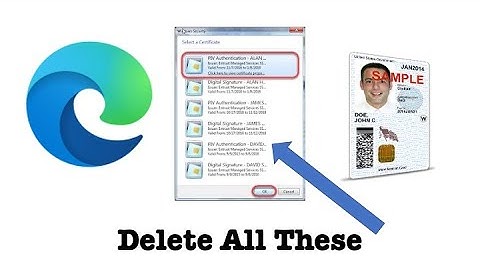 How to delete CAC certificates on Windows 10 (2020)