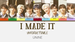 UNINE-I Made It Ep UNFORGETTABLE