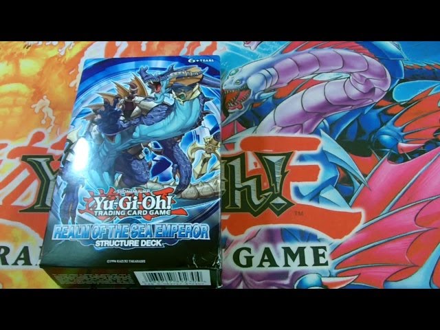 Best Yugioh 2012 Realm Of The Sea Emperor Structure Deck Opening