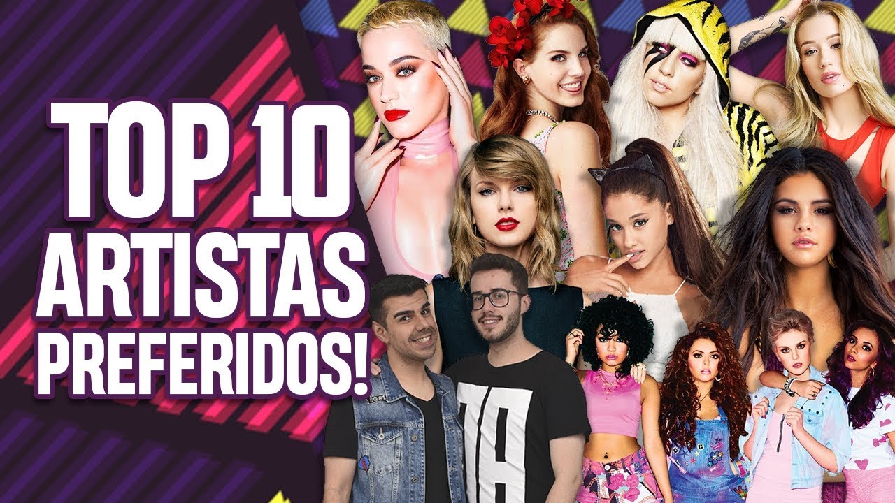 TOP 10 FAVORITOS: CANTORAS POP INTERNACIONAIS E NACIONAIS! | Virou Festa