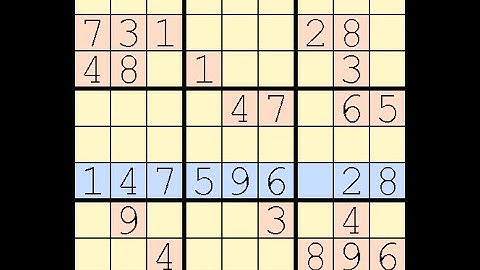 How to Solve Washington Times Sudoku Difficult  17 March, 2024