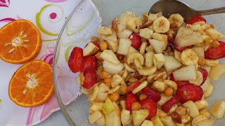 Sweet & tangy fruit chaat |Ramadan series 2024 | the chill pixel by laiba kamal