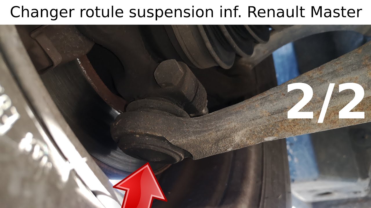 Tuto: Comment changer la rotule de suspension inférieure d'un Renault  Master, Movano, Interstar 2/2 