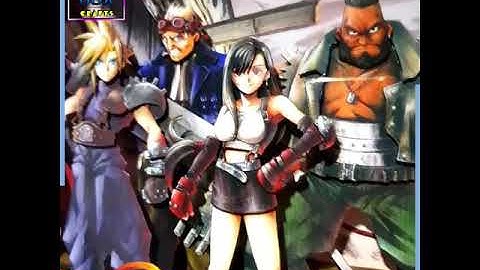 Final Fantasy VII - Crew Members Shadowbox