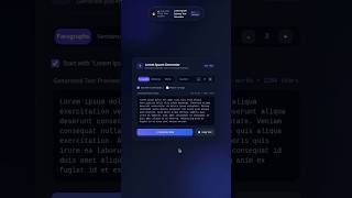 Information Lorem Ipsum Dummy Text Generator in JavaScript & Tailwind CSS | #Shorts Guide