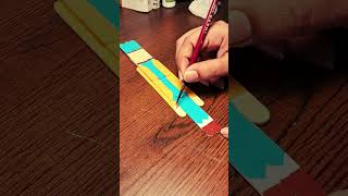 How to make Nutcracker from Popsicle Sticks #viral #trending #shorts #youtubeshorts #music #foreign