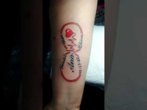 Signo Infinito Con Nombres By Jr Tattoo Studio Art Signo Infinito Con Nombres By Jr Tattoo Studio Art
