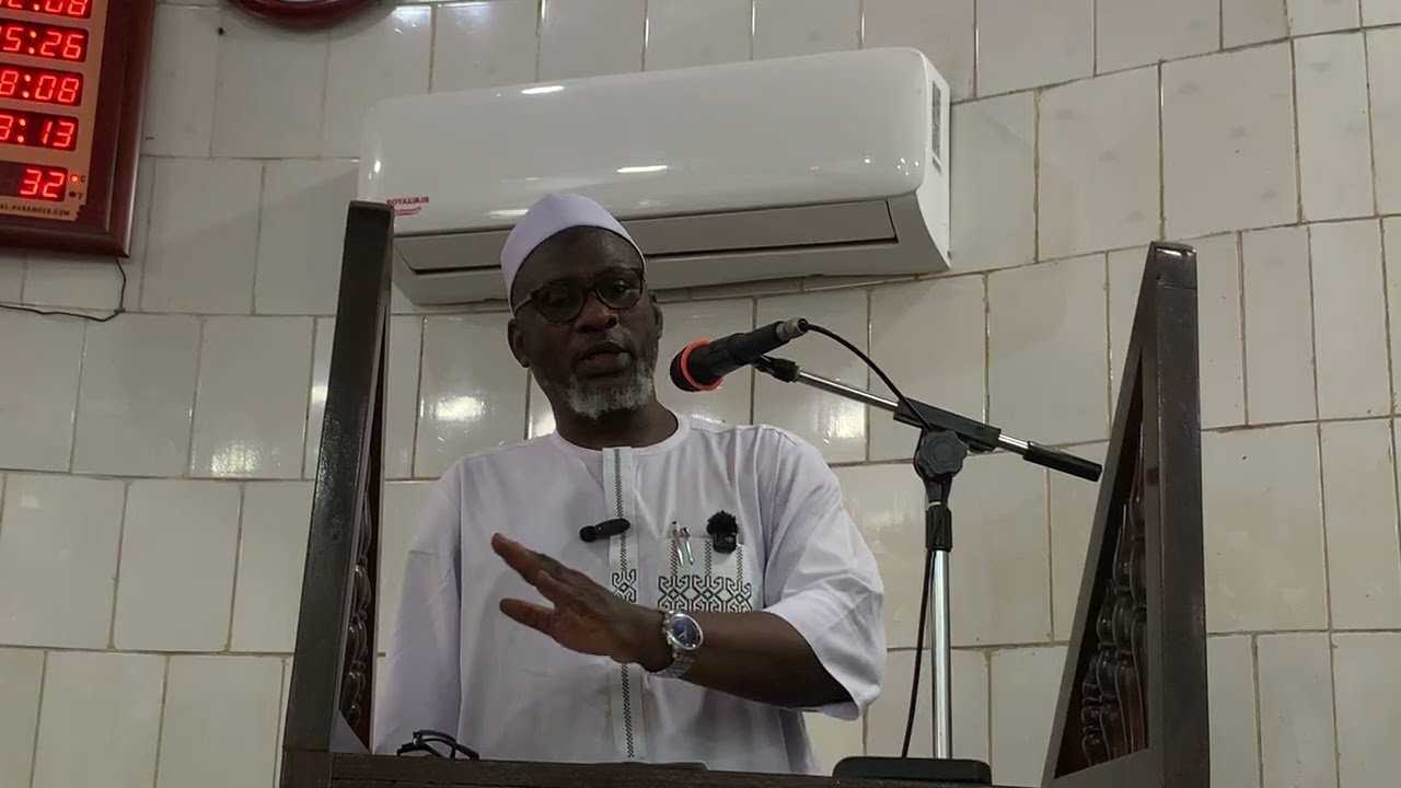 خطبة الجمعة بصوت الشيخ الإمام عبد الله درامي لومي حفظه الله ورعاه 27/2/26/